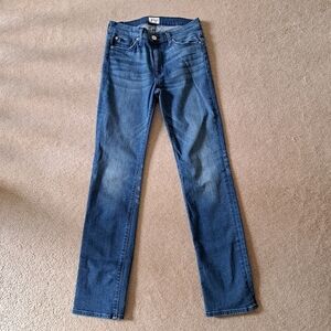 Hudson Jeans Tilda Mid Rise Womens 28 Blue Cigarette Denim